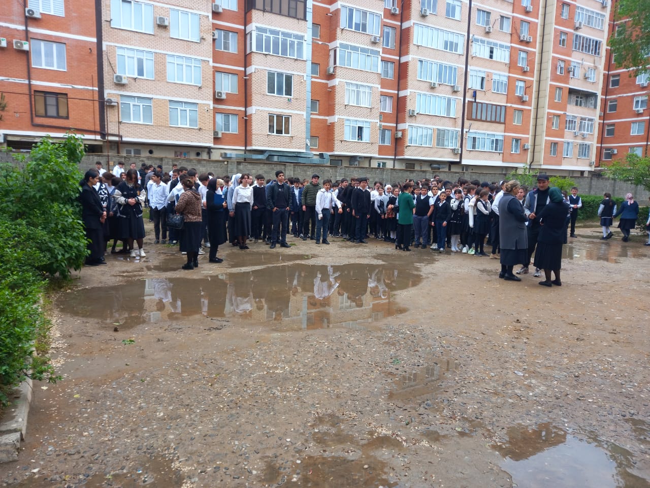 Учебно-тренировочная эвакуация в ГО УВООПО «ДГТУ»  (Дагестанский государственный технический университет) 