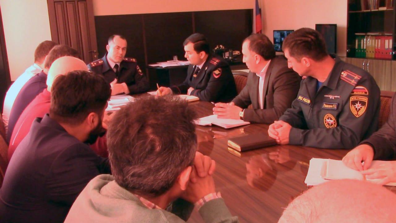 Совещание по обеспечению пожарной безопасности в ОМВД России по г. Дербент