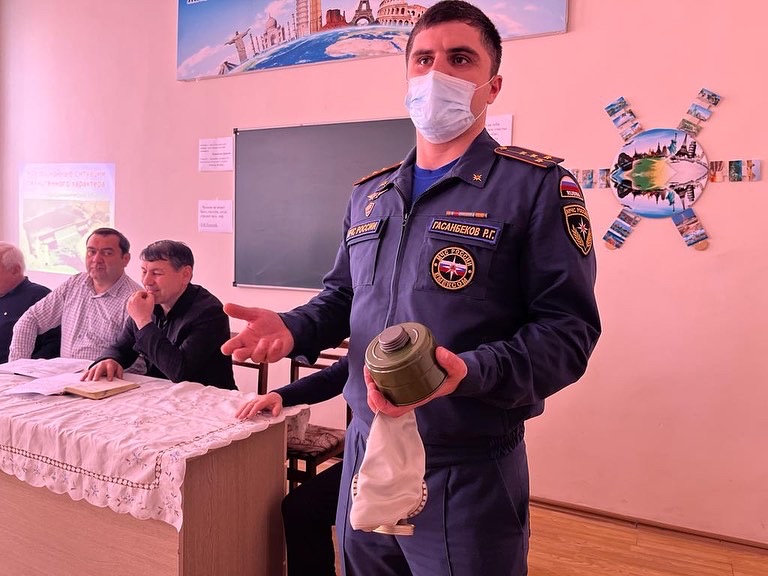 Тренировка по эвакуации и открытый урок в Колледже народных промыслов и туризма и в Дагестанском колледже образования