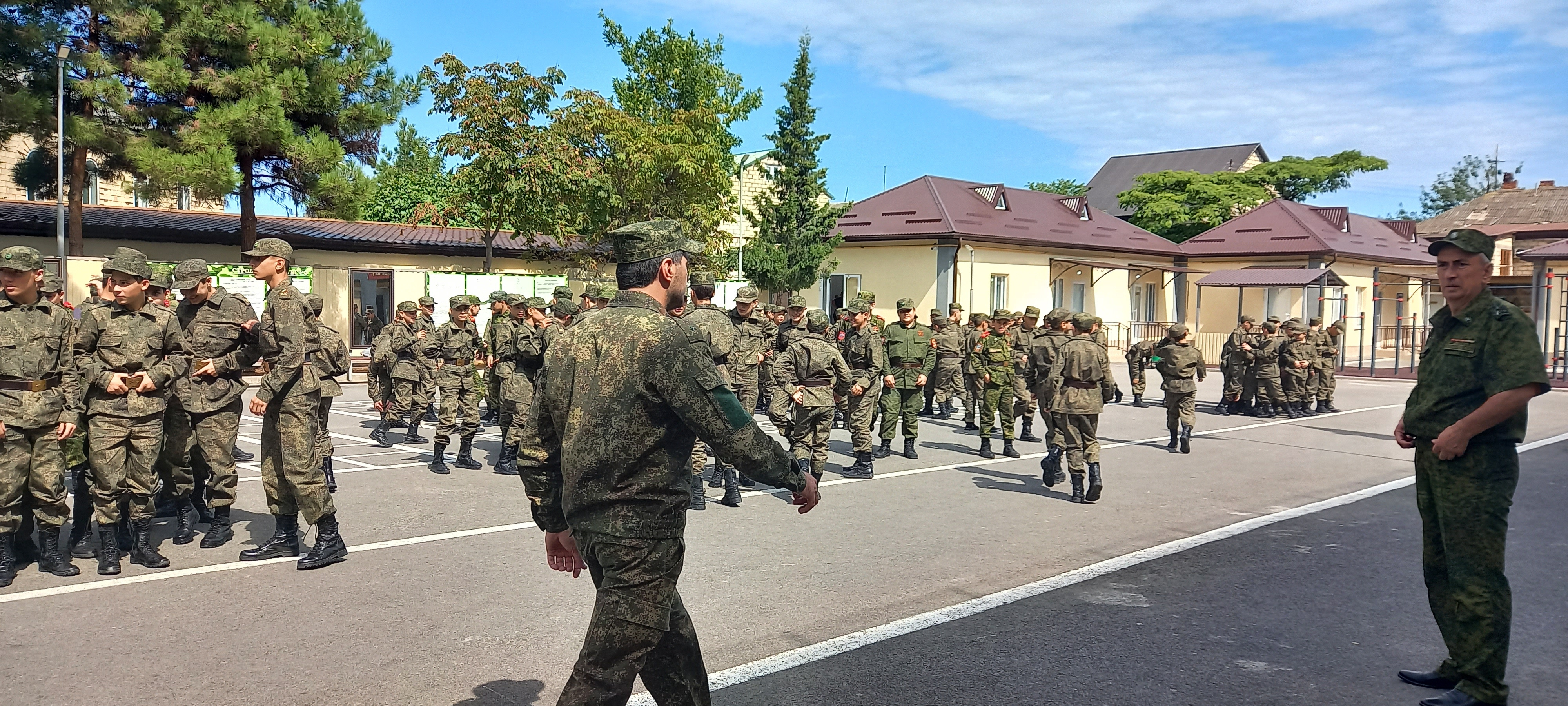 Учебно-тренировочная эвакуация в МБОУ «Дербентский кадетский корпус»